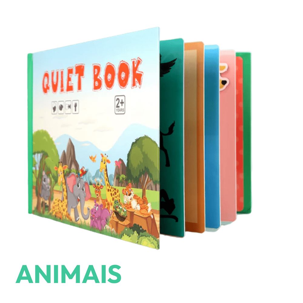 QuietBook - Livro Interativo Montessori + Brinde Supresa Exclusivo